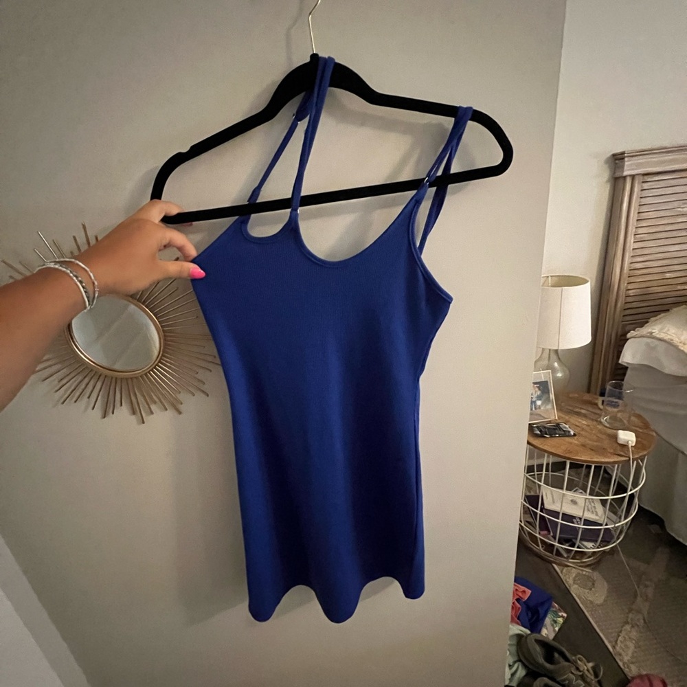 Princess Polly Asymmetrical One Shoulder Dress Size 4